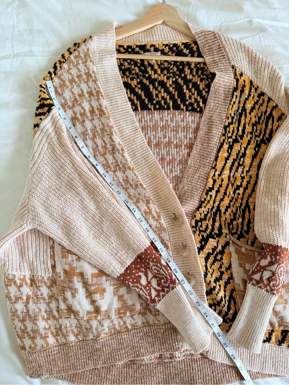 Pilcro Oversized Patchwork Cardigan - Picture 9 of 10